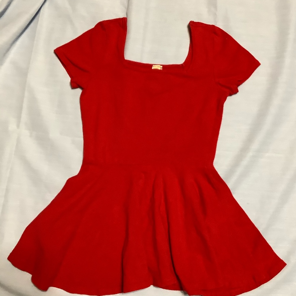 Scotty Red Leotard Style Top